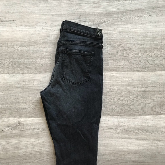 Black Distressed Jeans - Picture 5 of 6